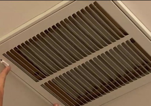 Where is the air filter usually located in a house?